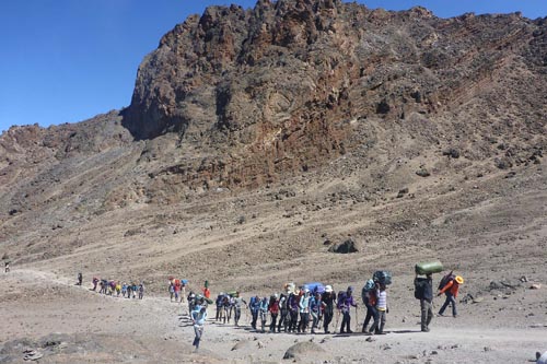 Kilimanjaro lemosho roure